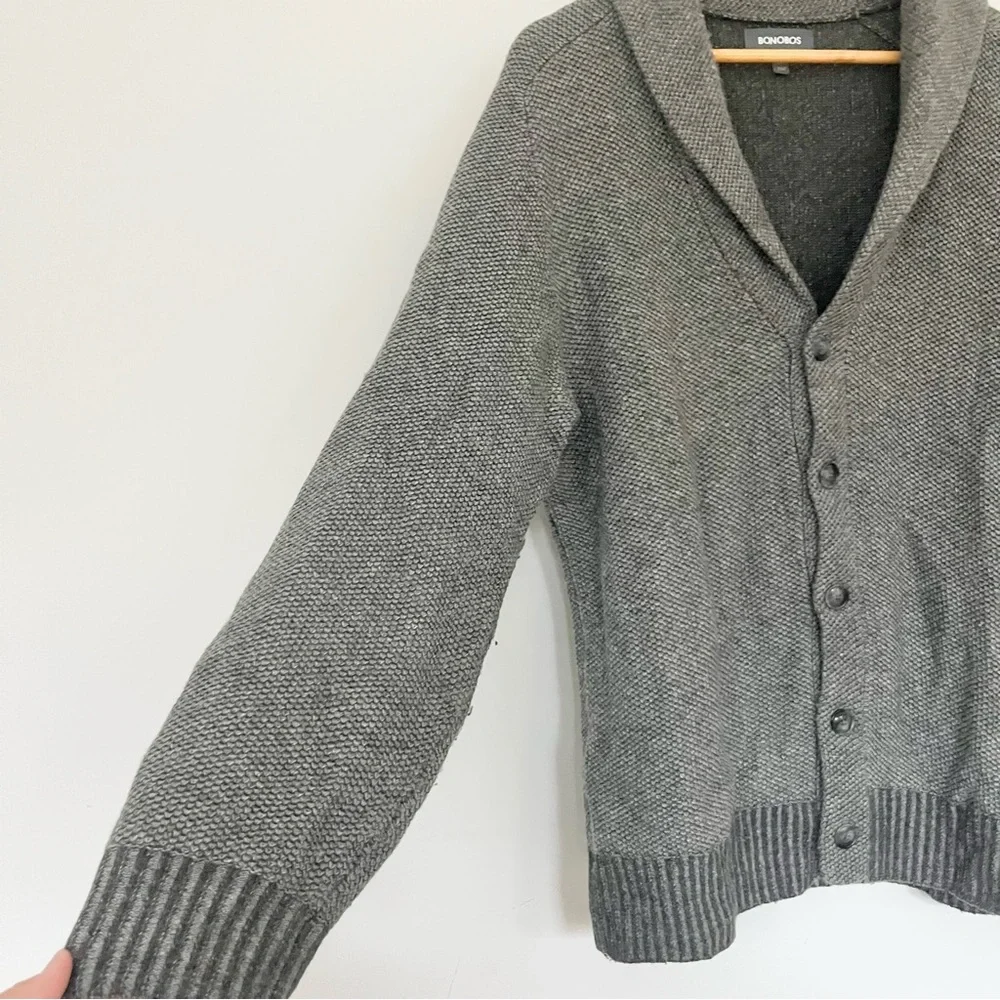 Bonobos Shawl Collar Cardigan Men’s Sweater Merino Cashmere Blend Grandpacore M